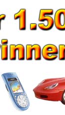 Über 1.500 Gewinner