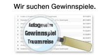 Gewinn24.de sucht Gewinnspiele für Sie